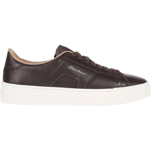 Low-Top Sneaker - Dbs Sf6 Double Buckle Sneakers Brown - Gr. 6 - in - für Damen - Santoni - Modalova