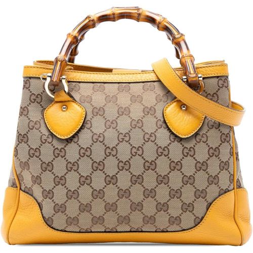 Hobo Bags - Small GG Canvas Diana Bamboo Top Handle Tote - Gr. unisize - in - für Damen - Gucci - Modalova