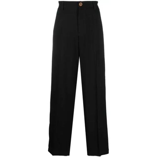 Black Striped Pants - Größe 48 - black - Versace - Modalova