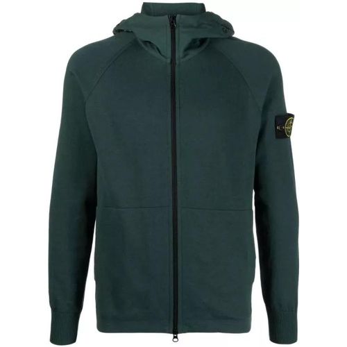 Logo-Patch Zip-Up Hoodie - Größe XXL - Stone Island - Modalova