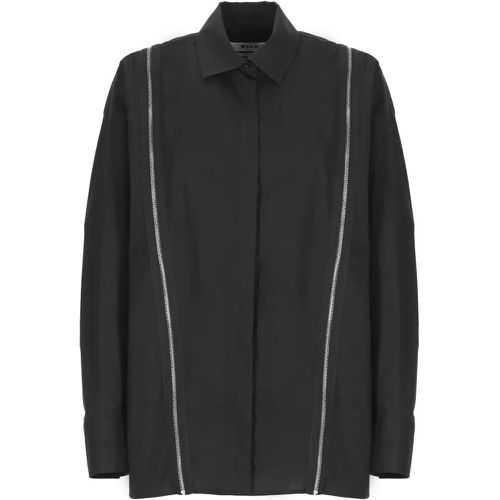 Cotton Shirt - Größe 40 - MSGM - Modalova