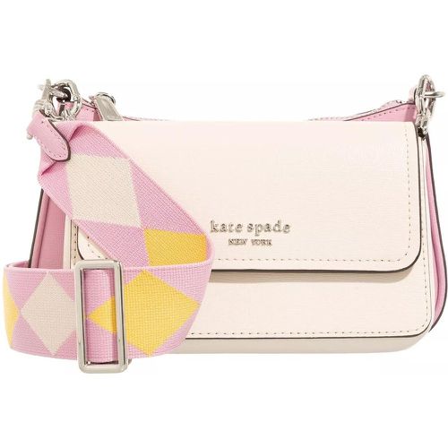 Crossbody Bags - Double Up Colorblocked Saffiano Leather - Gr. unisize - in Gold - für Damen - kate spade new york - Modalova