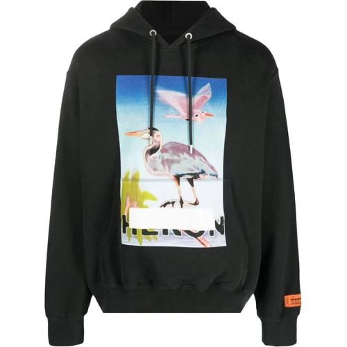 Heron Censored Logo Hoodie - Größe M - Heron Preston - Modalova