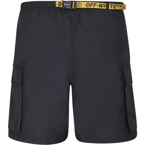 Black Nylon Cargo Swim Shorts - Größe S - black - Off-White - Modalova