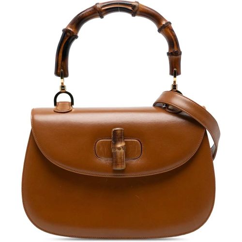 Hobo Bags - Small Grained Calfskin Bamboo Top Handle Bag - Gr. unisize - in - für Damen - Gucci - Modalova