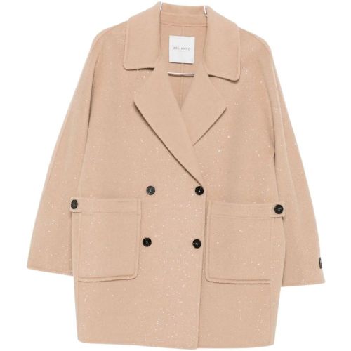 Coats Dove Grey - Größe 40 - Ermanno Firenze - Modalova