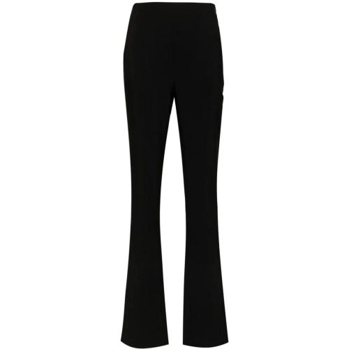 Black Cady Trousers With Logo - Größe 40 - Genny - Modalova