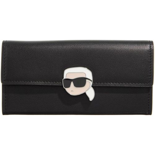 Portemonnaie - K/Ikonik 2.0 Leather Con Fl Wl - Gr. unisize - in - für Damen - Karl Lagerfeld - Modalova