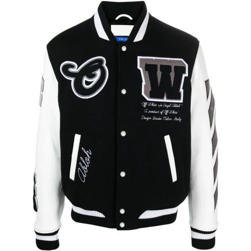 Lea Varsity Jacket - Größe 48 - Off-White - Modalova