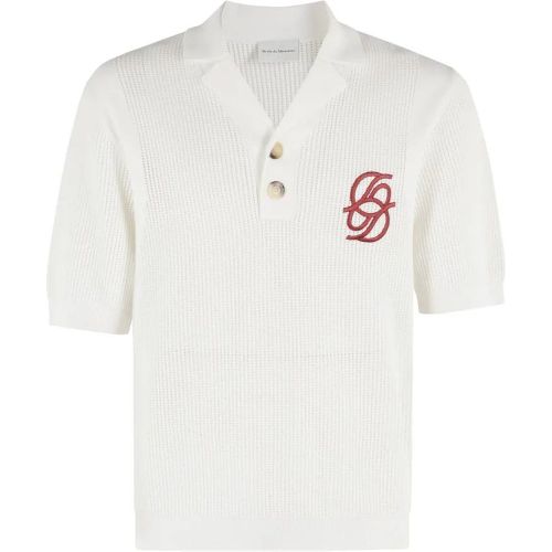 Le Polo Maille Monograme - Größe L - Drôle De Monsieur - Modalova