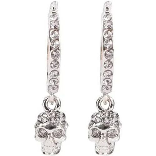 Ohrringe - Creole Mini Earrings - Gr. unisize - in Silber - für Damen - alexander mcqueen - Modalova