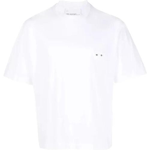 White Pierced T-Shirt - Größe XXL - white - Neil Barrett - Modalova