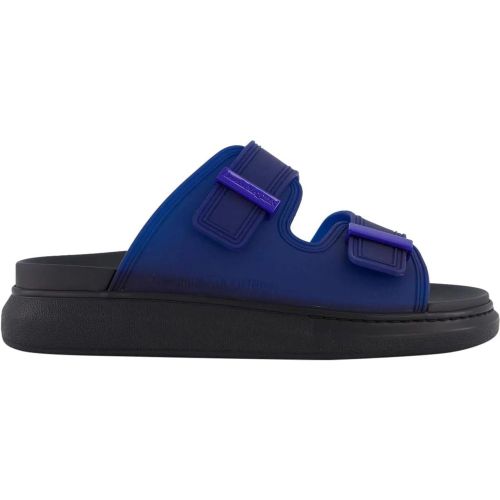 Slipper & Pantoletten - Heren Hybrid Transparant Slide Blauw - Gr. 42 (EU) - in - für Damen - alexander mcqueen - Modalova