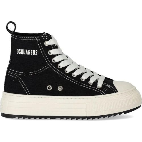 Low-Top Sneaker - Berlin Black Sneaker With Logo Black - Gr. 35 (EU) - in - für Damen - Dsquared2 - Modalova