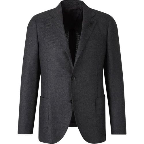 Cashmere Textured Blazer - Größe 52 - Lardini - Modalova