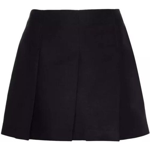 Pleated Cotton Skirt - Größe 38 - black - Marni - Modalova
