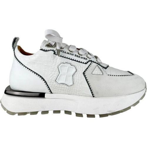 Low-Top Sneaker - Heren Sneakers Wit BNJ0151/WHITE A - Gr. 42 (EU) - in - für Damen - BENJAMIN BERNER - Modalova