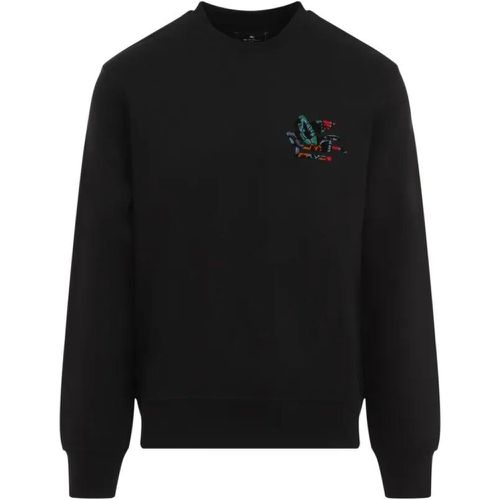 Black Cotton Sweatshirt - Größe L - ETRO - Modalova