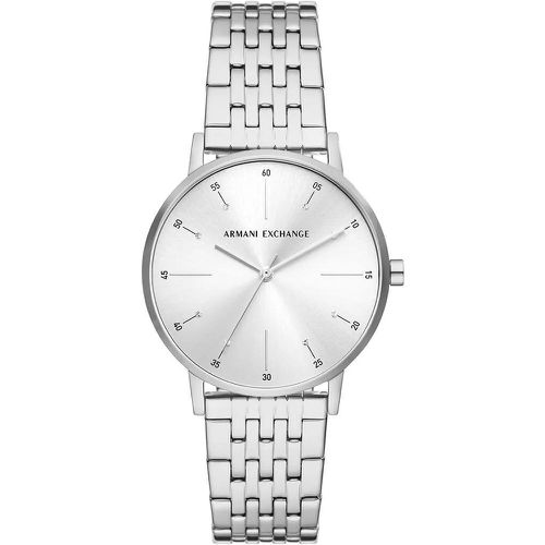 Uhr - Three-Hand Stainless Steel Watch - Gr. unisize - in Silber - für Damen - Armani Exchange - Modalova