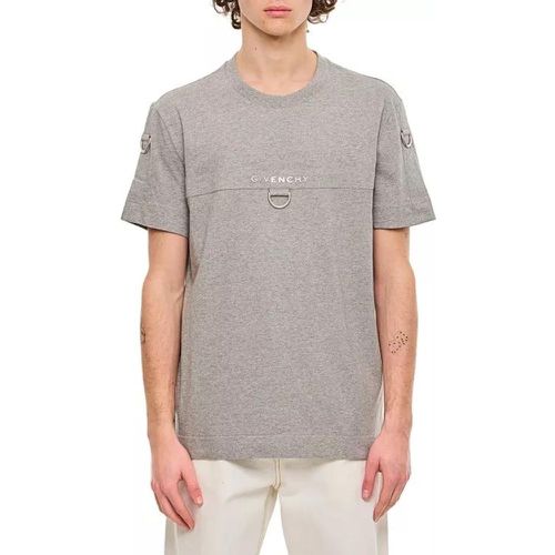Slim Fit Hardware Tshirt - Größe L - gray - Givenchy - Modalova
