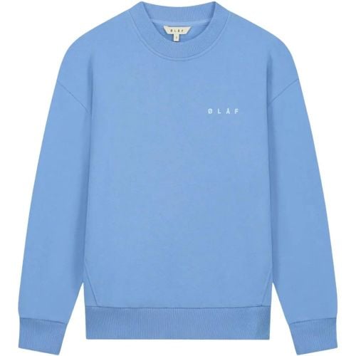 �l�f Spiral Face Crewneck Sweaters Blauw W2002 - Größe L - ØLÅF - Modalova