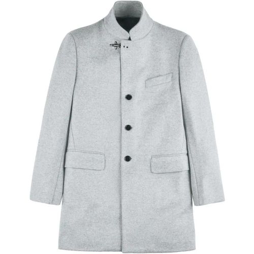 Light Grey Wool Coat - Größe L - Fay - Modalova