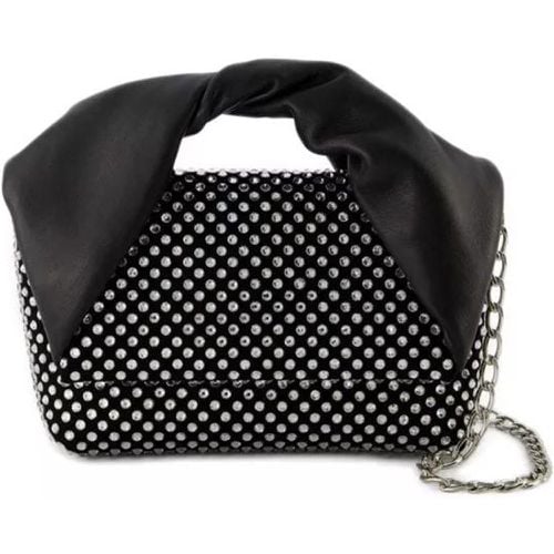 Shopper - Crystal Midi Twister Hobo Bag - Black - Leather - Gr. unisize - in - für Damen - J.W.Anderson - Modalova