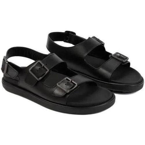 Loafer - Black Leather Sandals - Gr. 9 - in - für Damen - TOD'S - Modalova