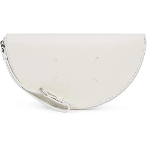 Clutches - White Saffiano Leather Clutch Bag - Gr. unisize - in - für Damen - Maison Margiela - Modalova