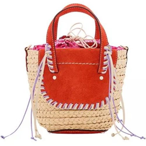 Crossbody Bags - Habanera Bandana Straw And Suede Handbag - Gr. unisize - in - für Damen - Cuba Lab - Modalova