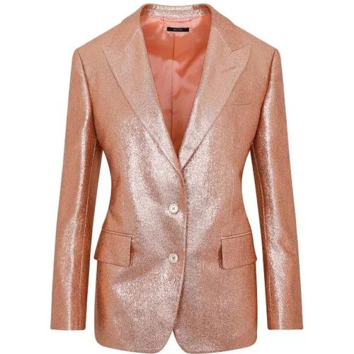 Powder Pink Tailored Jacket - Größe 40 - pink - Tom Ford - Modalova