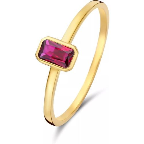 Ring - Baguette 14 Karat Ring mit Zirkonia - Gr. 50 - in - für Damen - Isabel Bernard - Modalova