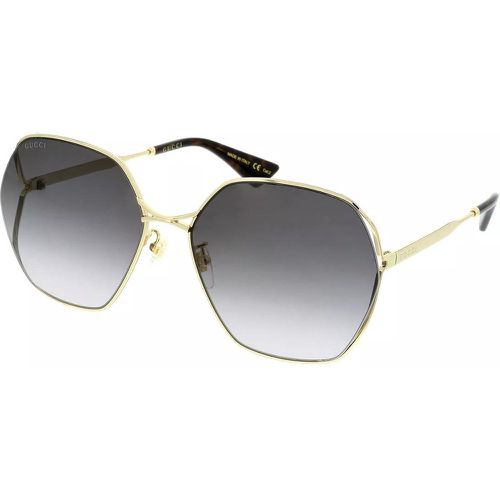 Sonnenbrille - GG0818SA-001 63 Sunglass WOMAN METAL - Gr. unisize - in - für Damen - Gucci - Modalova