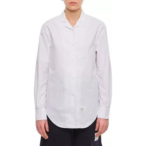 Lapel Collar Cotton Shirt - Größe 38 - Thom Browne - Modalova