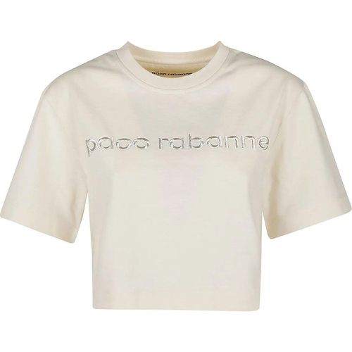 T-shirt Nude & Neutrals - Größe 36 - Paco Rabanne - Modalova