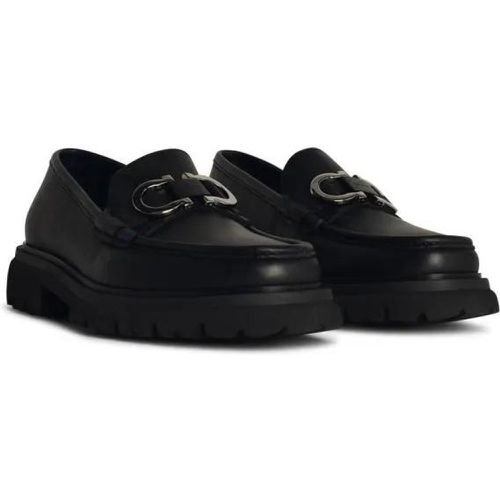 Loafers & Ballerinas - Cocoon' Black Leather Loafers - Gr. 6 - in - für Damen - Salvatore Ferragamo - Modalova