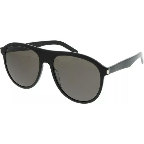 Sonnenbrillen - SL 432 SLIM-001 57 Sunglasses Man - Gr. unisize - in Schwarz - für Damen - Saint Laurent - Modalova