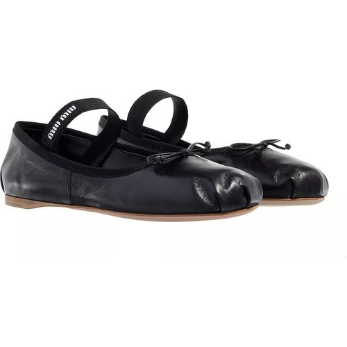 Loafer - Ballerinas Leather - Gr. 37 (EU) - in - für Damen - Miu Miu - Modalova