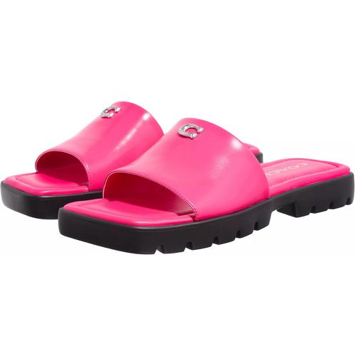 Slipper & Pantoletten - Florence Leather Sandal - Gr. 36,5 (EU) - in Rosa - für Damen - Coach - Modalova