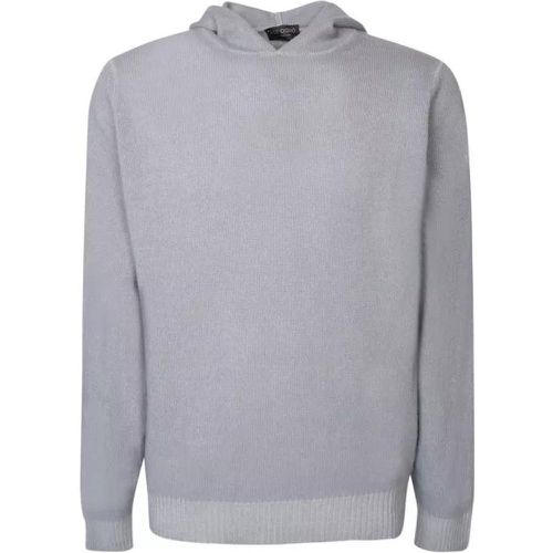 Grey Hood Pullover - Größe 48 - gray - Dell'oglio - Modalova