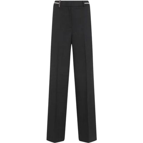 Regular Grey Wool Pants - Größe 38 - PESERICO - Modalova