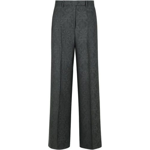 Grey Wool Trousers - Größe 42 - ETRO - Modalova