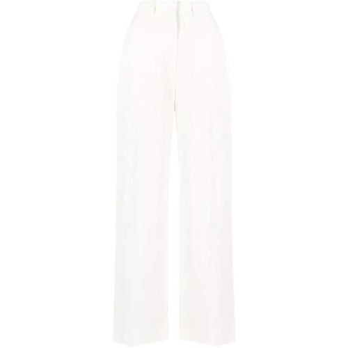 High-Waisted Tailored Trousers - Größe 36 - white - Casablanca - Modalova