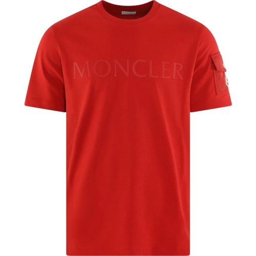 Heren Ss T-Shirt - Größe XL - Moncler - Modalova