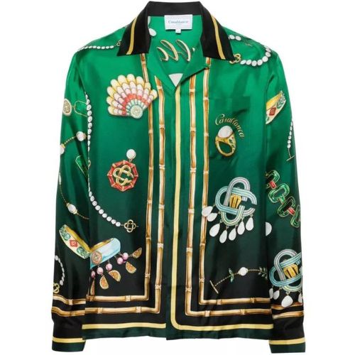 La Boite A Bijoux Multicolor Shirt - Größe S - green - Casablanca - Modalova