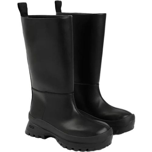 Boots & Stiefeletten - Black Alter-Leather Trace Tubo Boots - Gr. 36 (EU) - in - für Damen - Stella Mccartney - Modalova