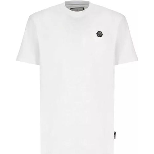 White Cotton Tshirt - Größe M - white - Philipp Plein - Modalova