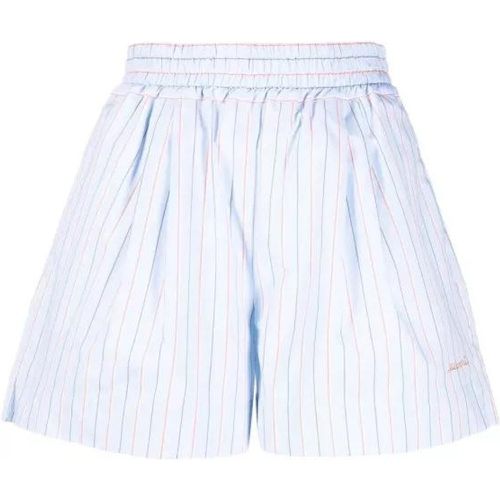 Striped Cotton Shorts - Größe 38 - blue - Marni - Modalova
