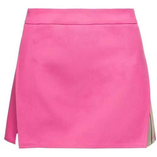 Pink Mini-Skirt With Double Split And Pocket In Co - Größe M - pink - Palm Angels - Modalova