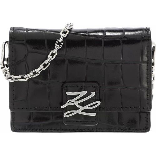 Portemonnaie - Autograph Croc Flap Woc - Gr. unisize - in - für Damen - Karl Lagerfeld - Modalova